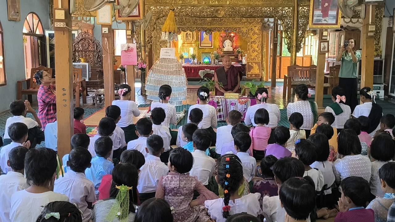 အ.ထ.က - ကျုံနတ္တော်ကျောင်းကြီးတွင် စုပေါင်းပဒေသာပင်လှည့်လည်ပွဲနှင့်လှူဒါန်းပွဲ - ပုံ ၄